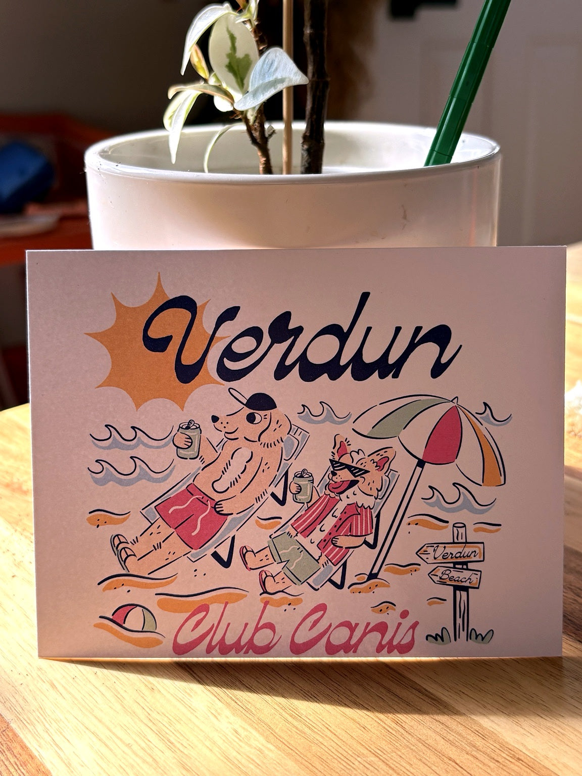 Carte postale Club Canis | Verdun Beach Montréal