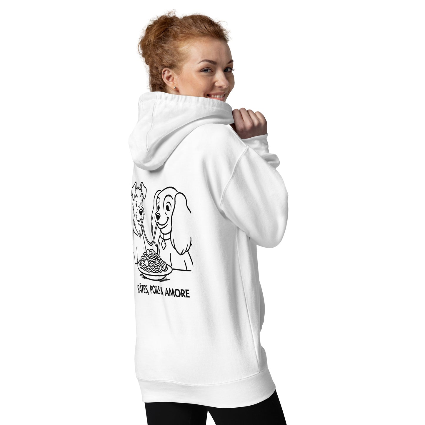 Maison Canis – Hoodie “Pâtes, Poils & Amore” – MC. Productions