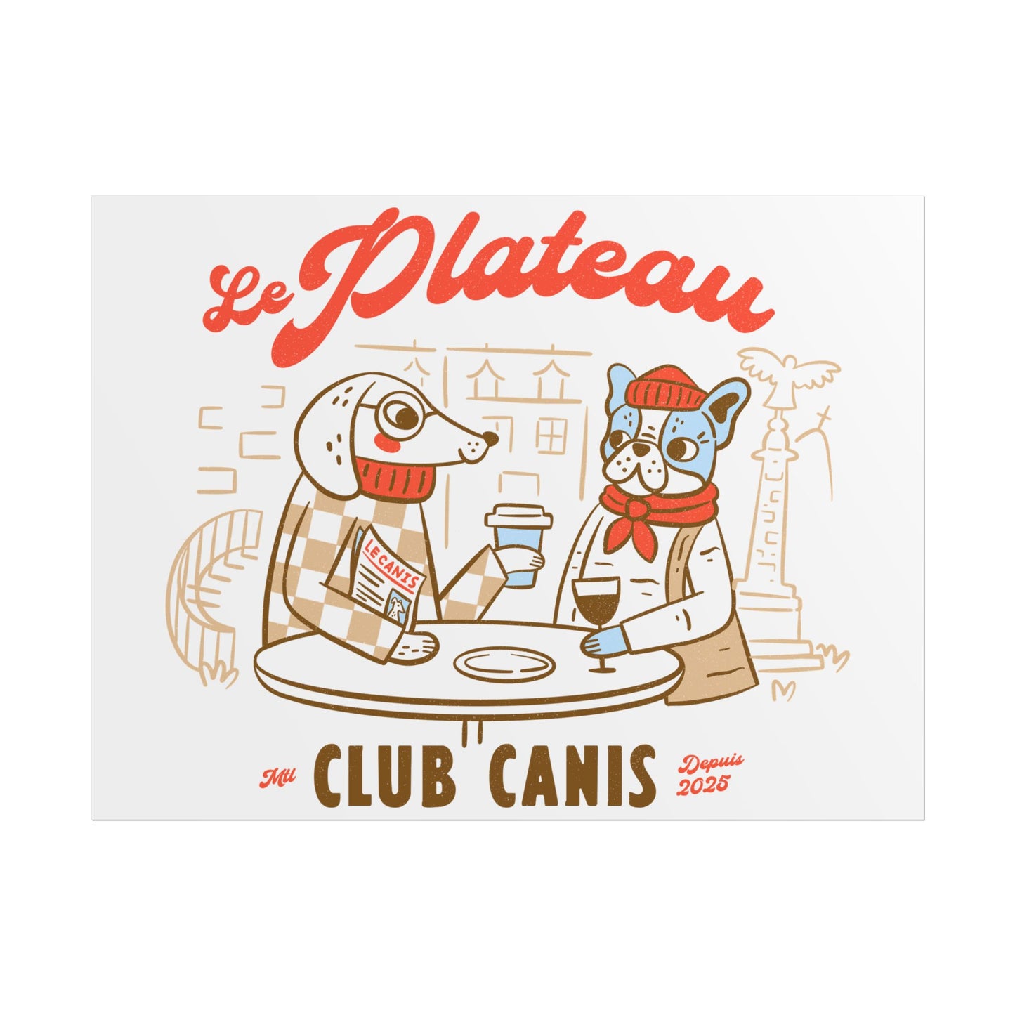 Posters Le Plateau | Montreal Club Canis