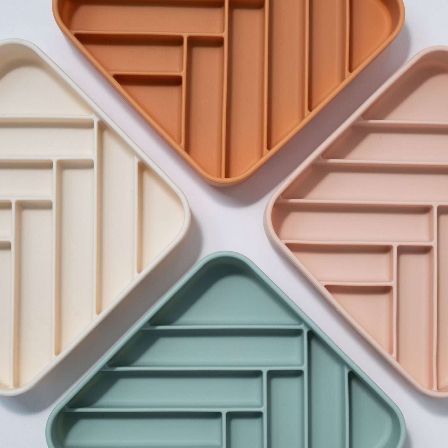 Gamelle Slow Feeder chevron Buttercream