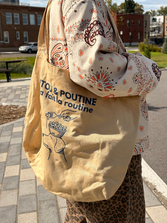 Tote Bag Pitou Poutine | Éditions Maison