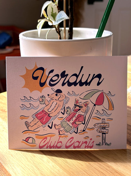 Carte postale Club Canis | Verdun Beach Montréal