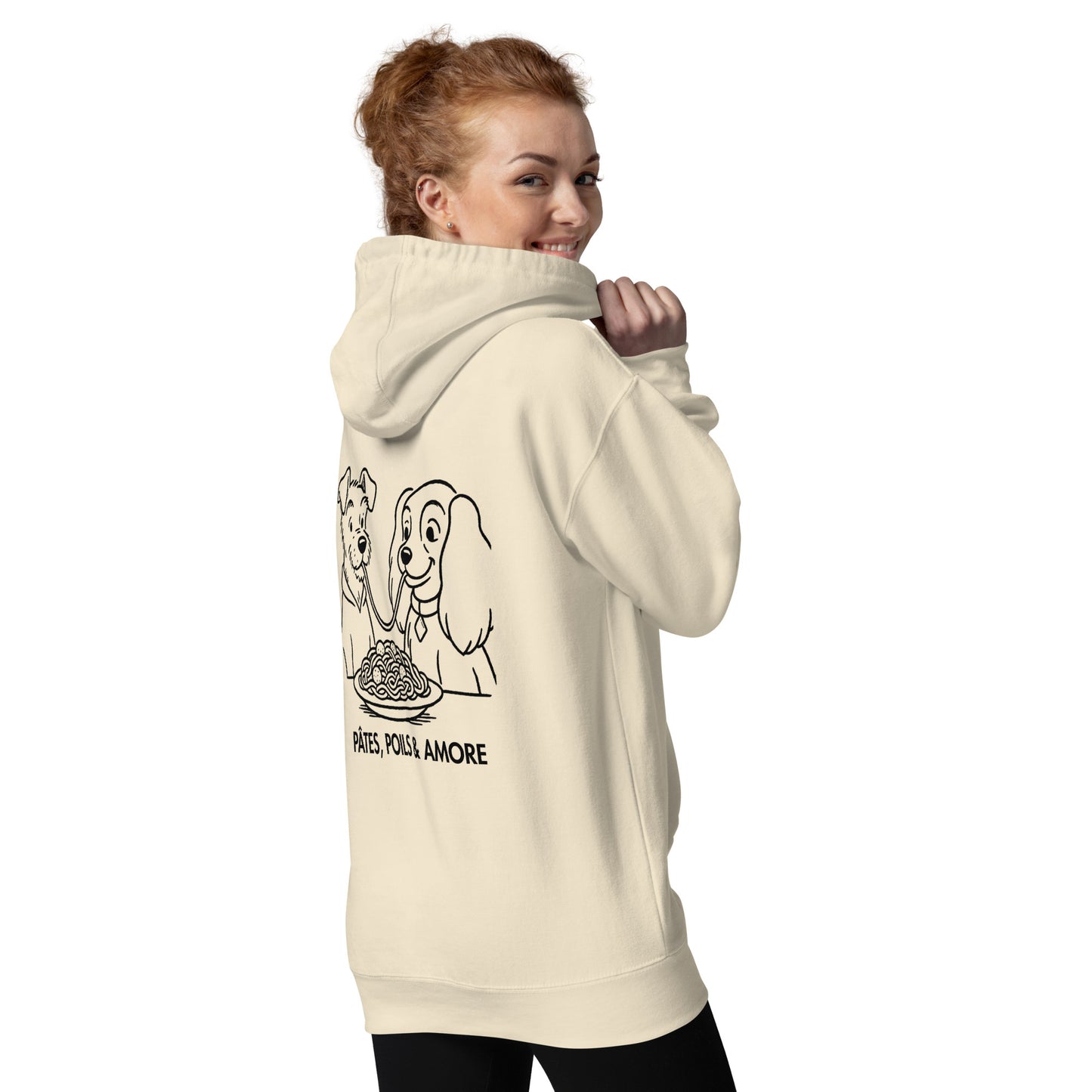 Maison Canis – Hoodie “Pâtes, Poils & Amore” – MC. Productions